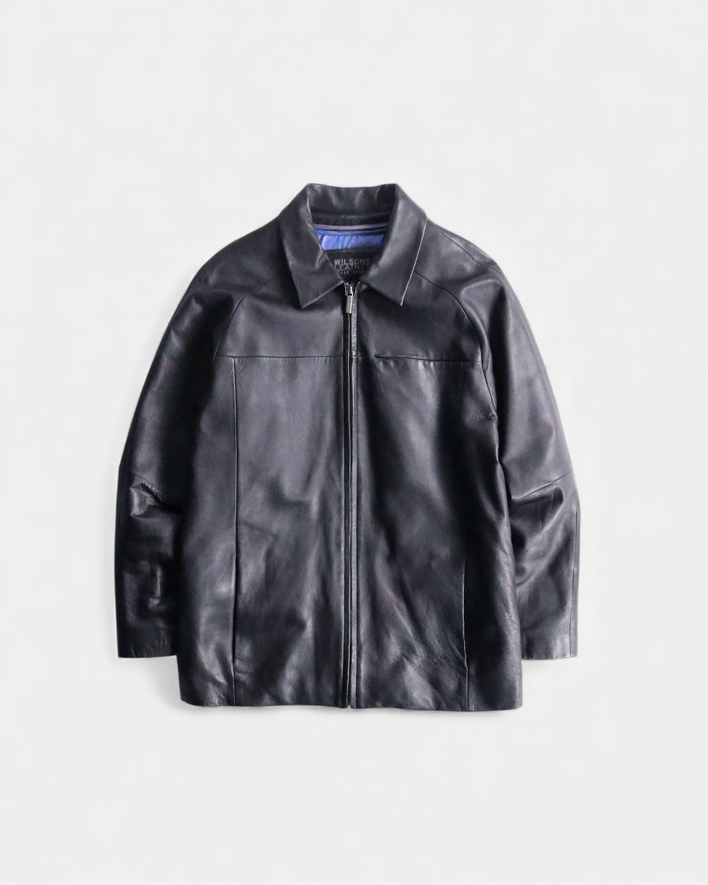 WILSONS LEATHER sheep leather jacket black