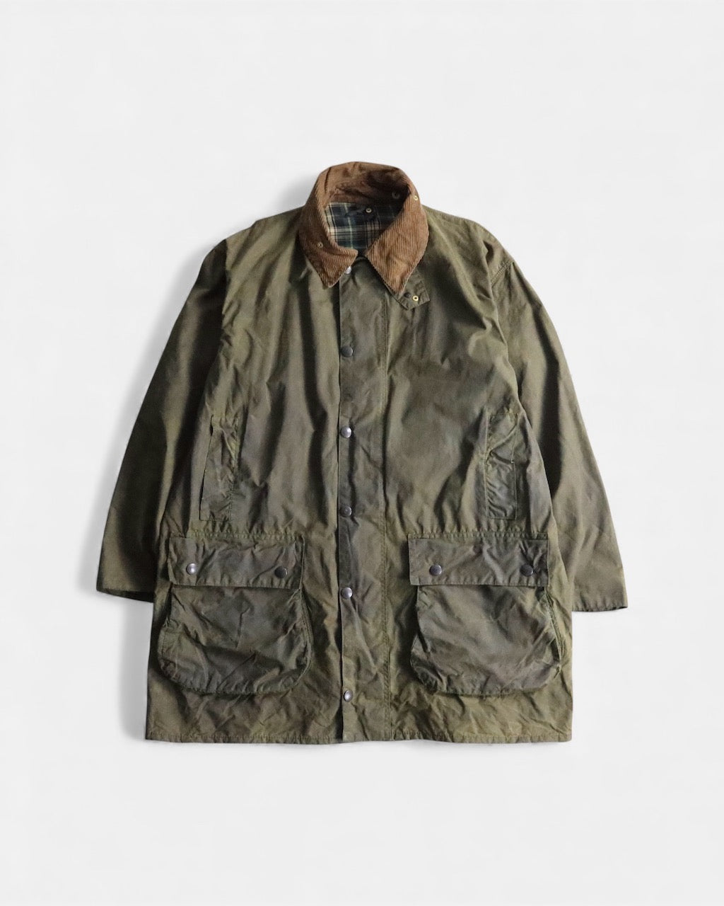 Barbour beaufort oiled jacket khaki