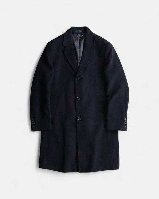 LAUREN RALPH LAUREN wool cashmere chester coat black