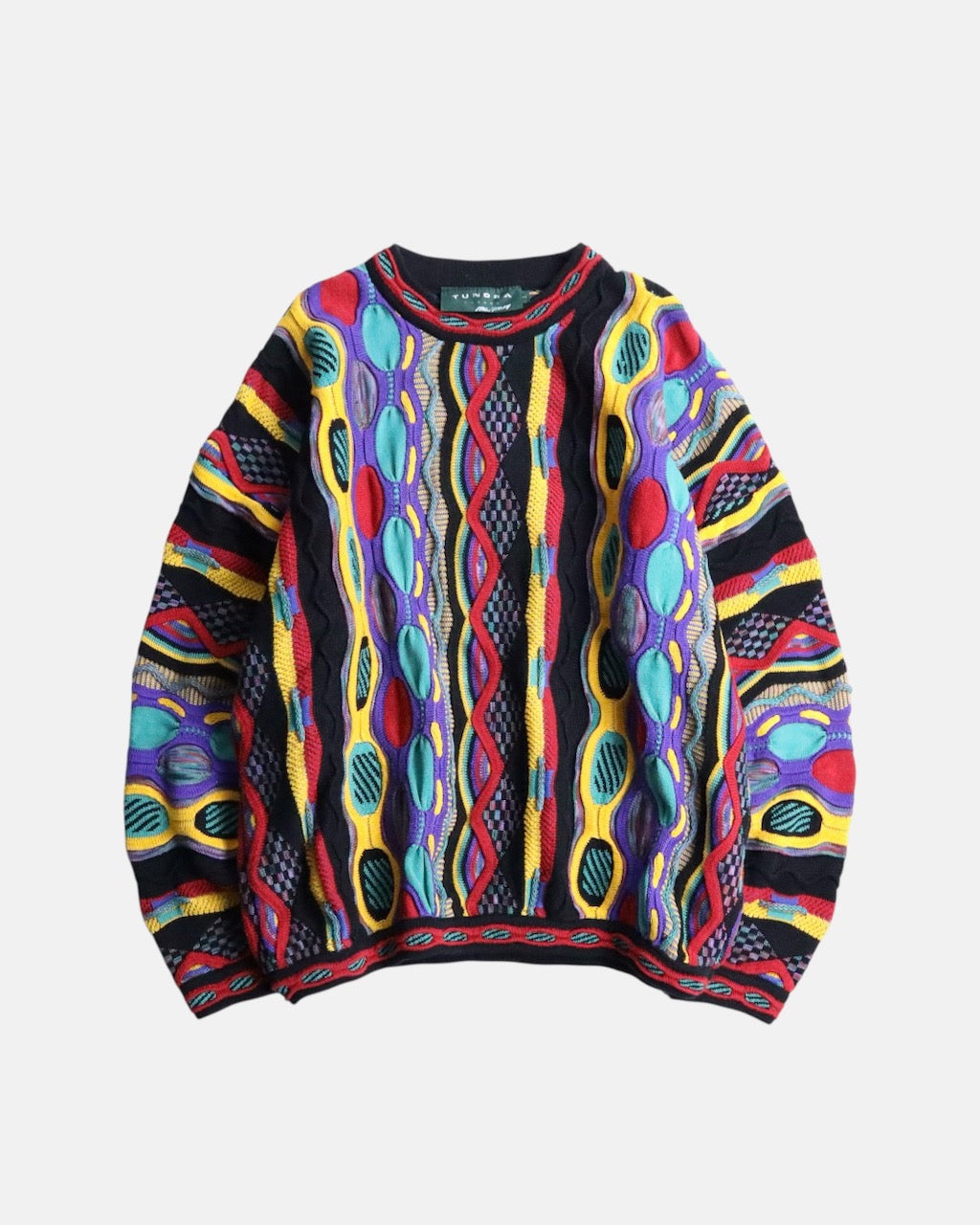 TUNDRA 3D knit sweater multi