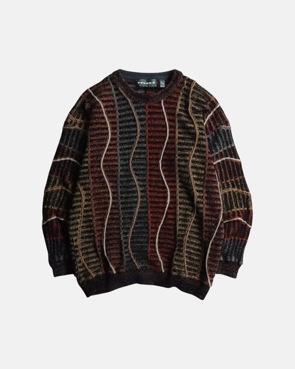 TUNDRA 3D knit sweater black