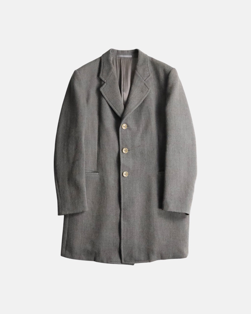 90s ARMANI COLLEZIONI middle wool blouson gray