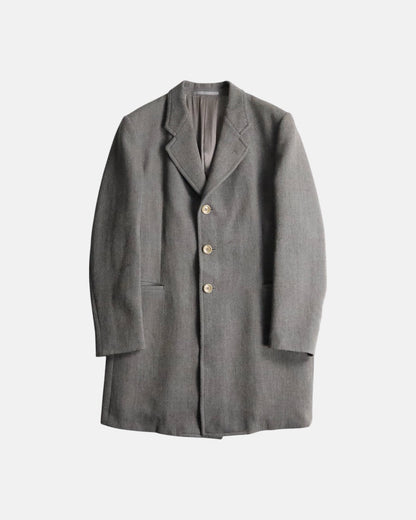 90s ARMANI COLLEZIONI middle wool blouson gray