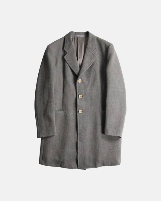90s ARMANI COLLEZIONI middle wool blouson gray
