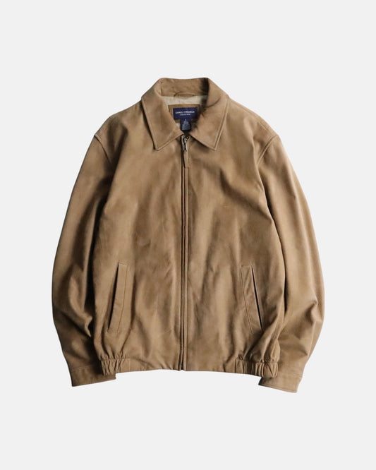 leather jacket light brown