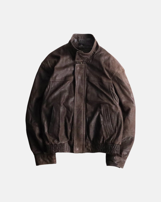 Adventure Bound blouson leather jacket brown