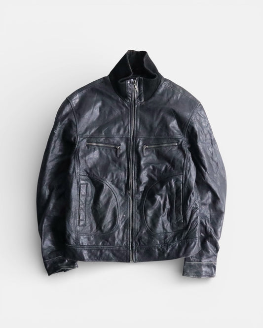 JEREM leather jacket black