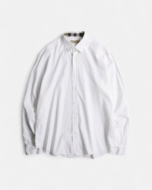 BURBERRY cotton shirt white