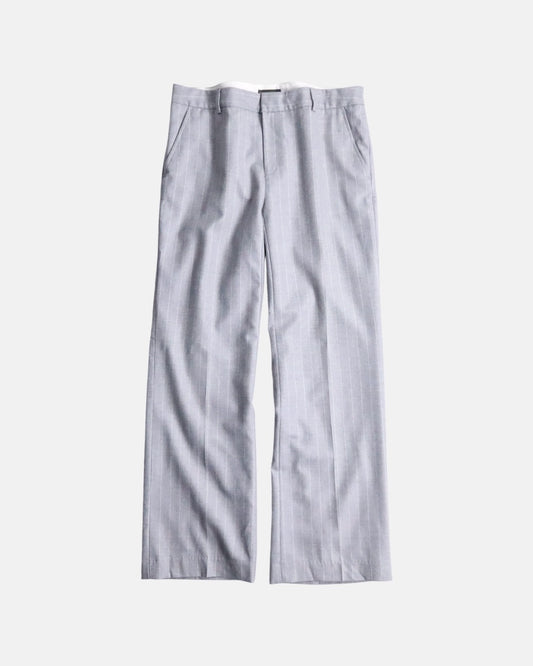 banana republic stripe notuck slacks lightgray-white
