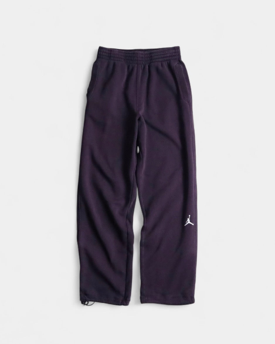 JORDAN wide sweat pants burgundy