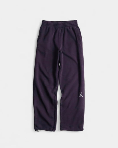 JORDAN wide sweat pants burgundy