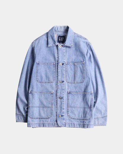 OLD GAP 4pocket work jacket lightblue