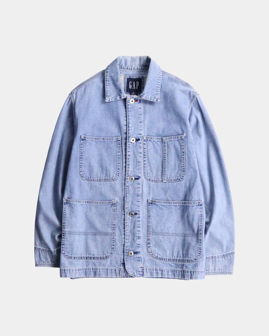 OLD GAP 4pocket work jacket lightblue