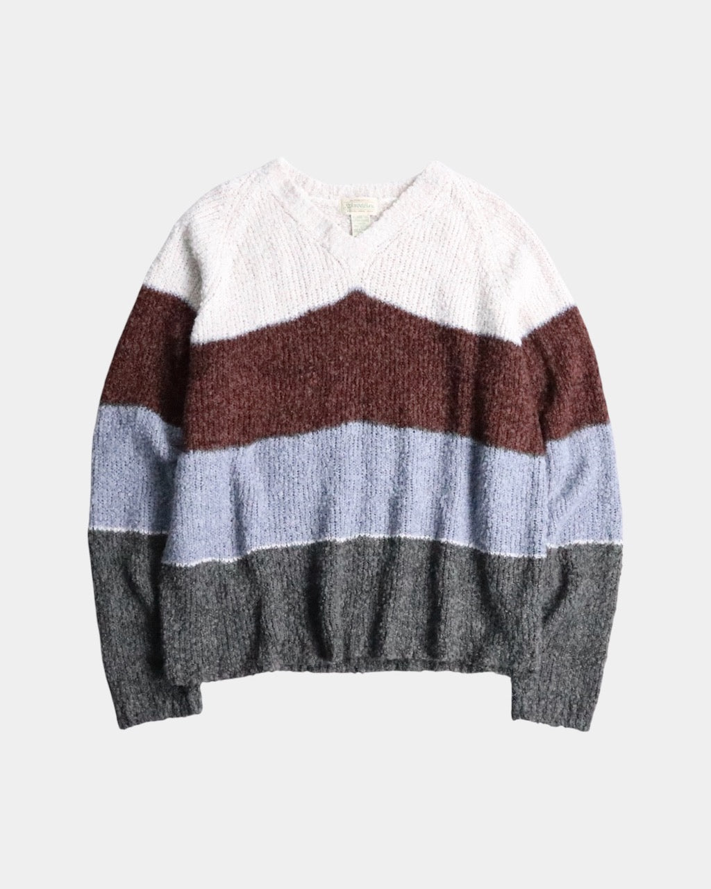 St.John's Bay colorful border knit multi