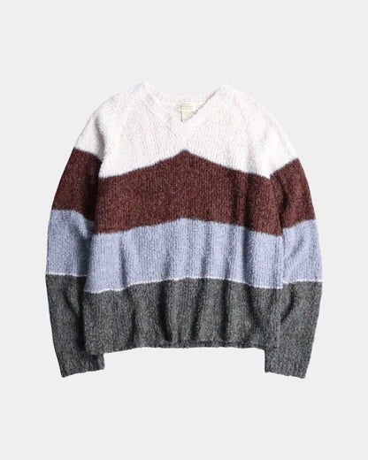 St.John's Bay colorful border knit multi