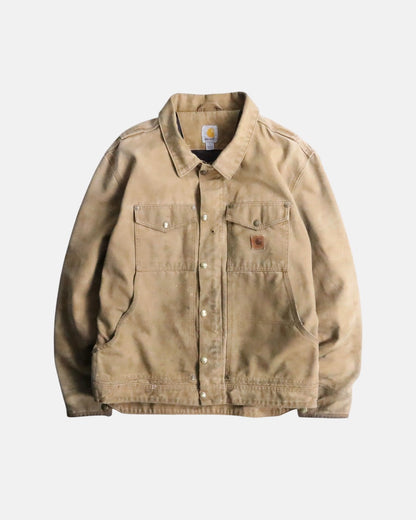 Carhartt duck work jacket beige